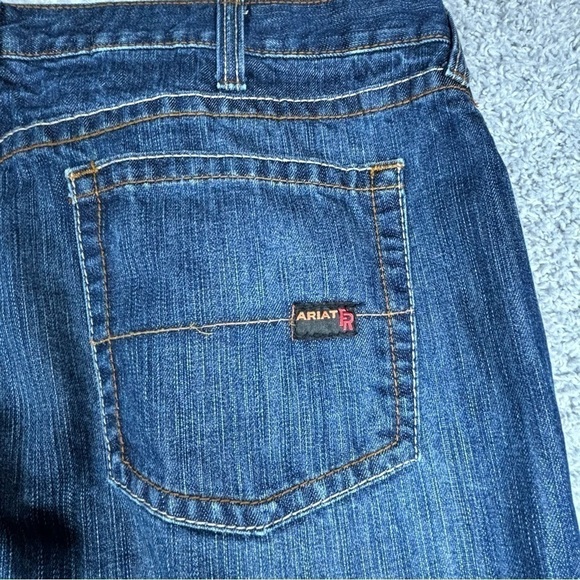 Ariat Jeans Mens 44 x 34 Flame Resistant Work M3 Loose FR Utility Outdoors Dark - Picture 5 of 5